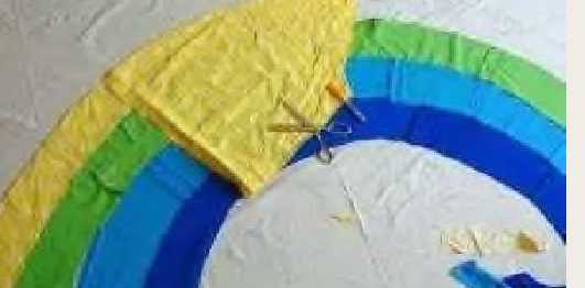 Easter rainbow flag flies high