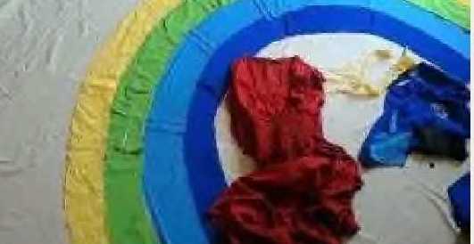 Easter rainbow flag flies high