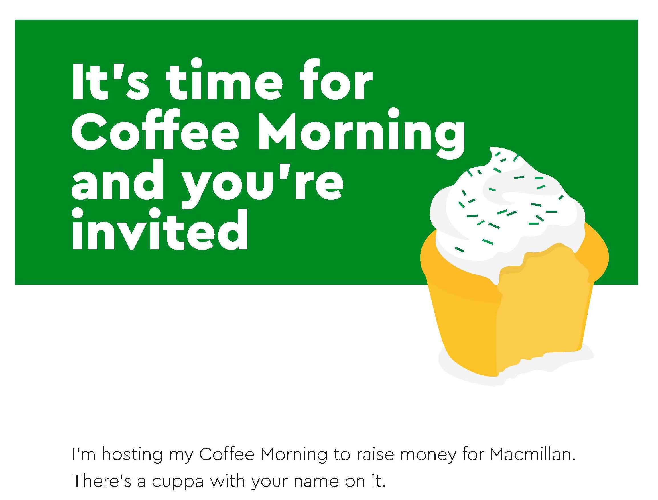 MACMILLAN COFFEE MORNING