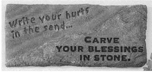 CARVE YOUR BLESSINGS